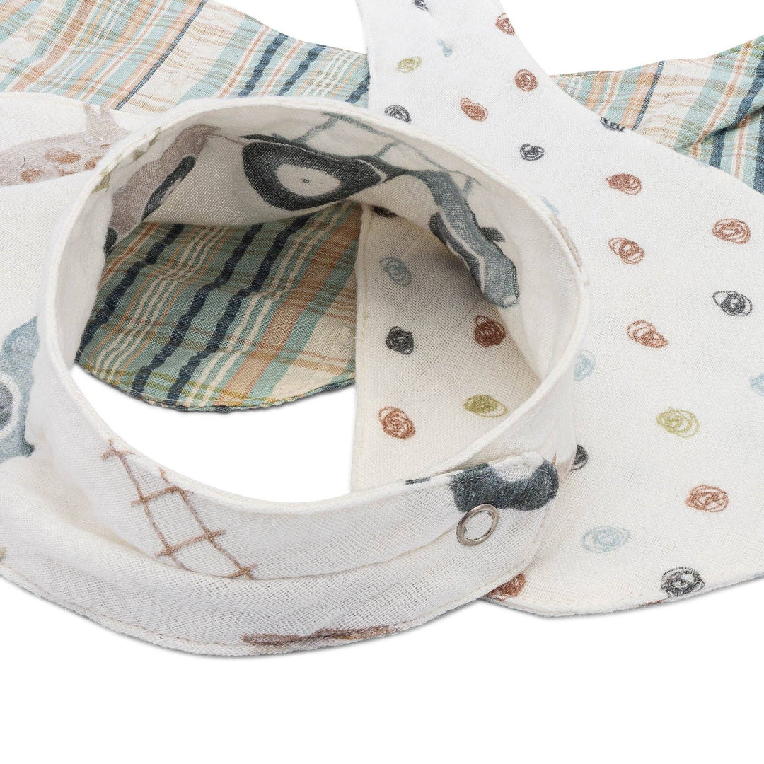 Charlie 3-pc. Farmhouse Tractor Bib Set