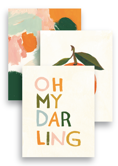 Clementine Nursery Art Bundle
