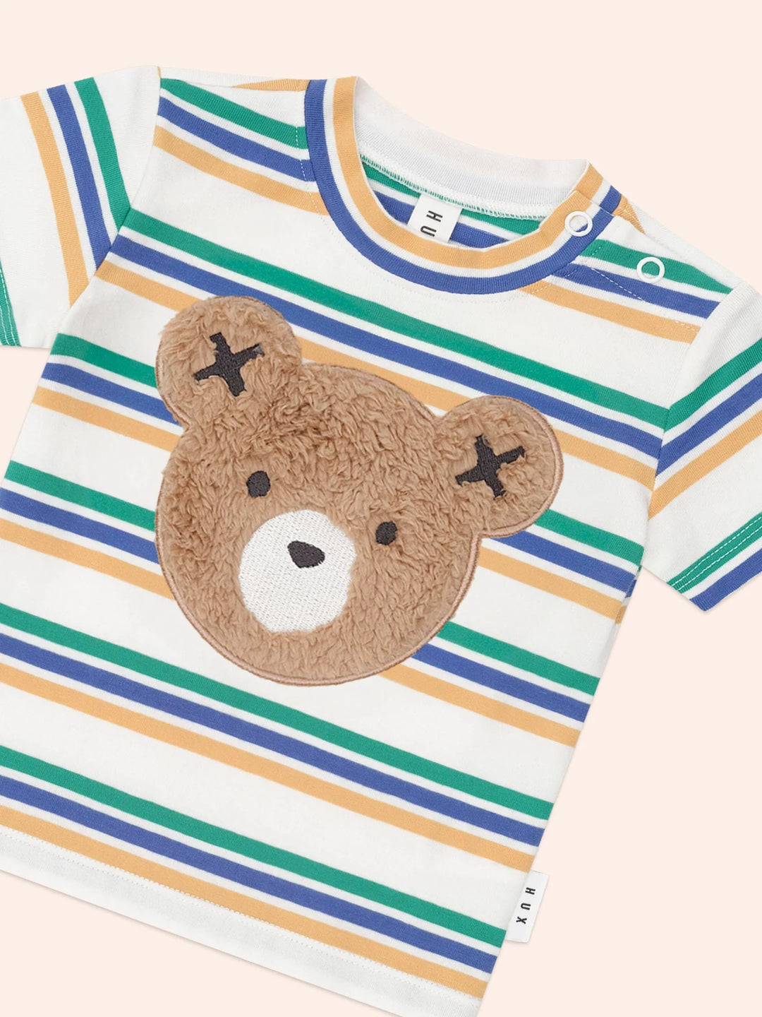 Babesta Furry Huxbear College Stripe Tee by Huxbaby