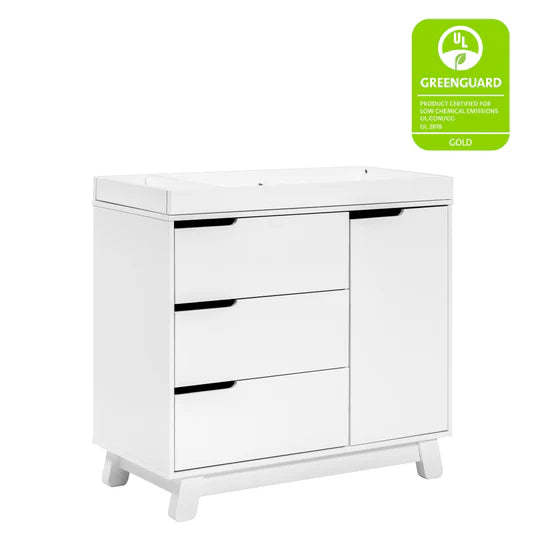 Hudson 3 Drawer Changer Dresser with Tray - Babesta