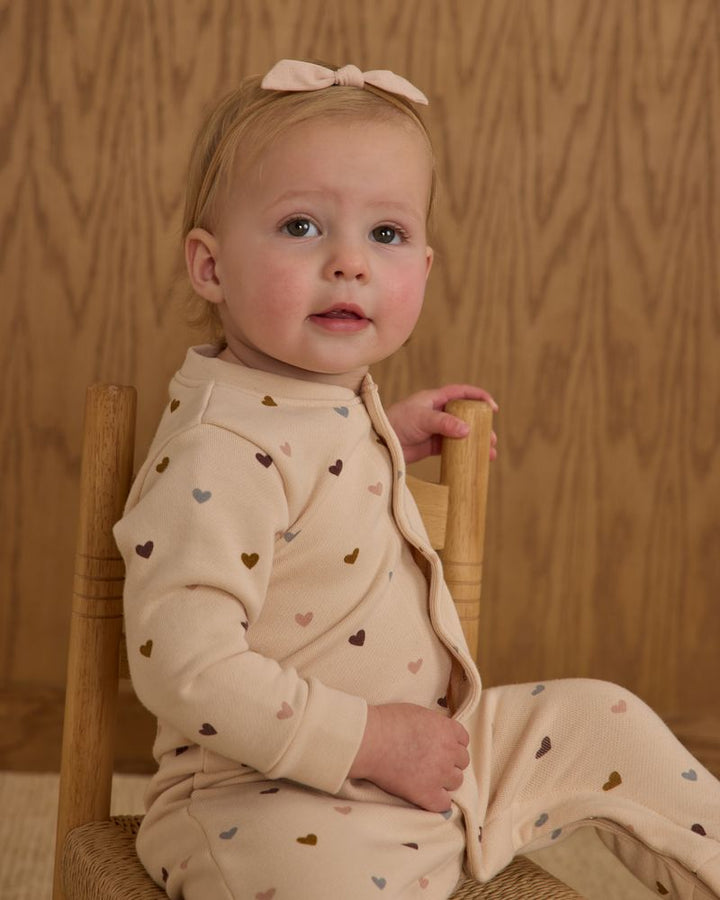 Button Down Jumpsuit - Hearts