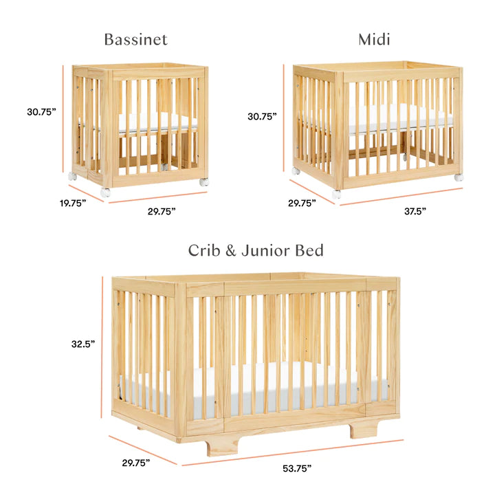 Yuzu 8-in-1 Convertible Crib by babyletto