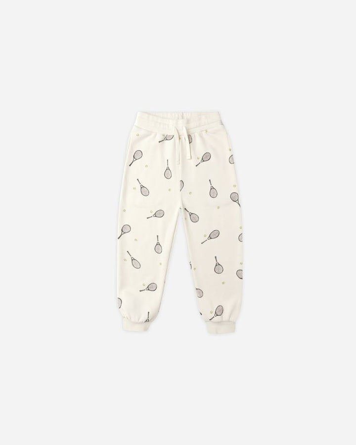 Jogger Sweatpants | All Over Tennis Print - Rylee + Cru