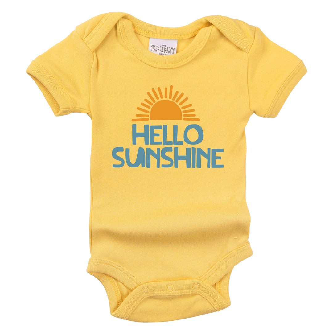 Hello Sunshine Bodysuit by Spunky Stork!