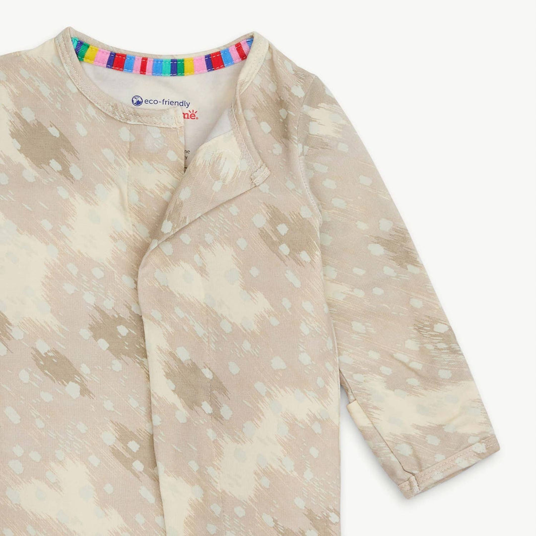 Babesta - Magnetic Me Magnetic Footie Sleepers in tan Doeskin, Sustainably Made