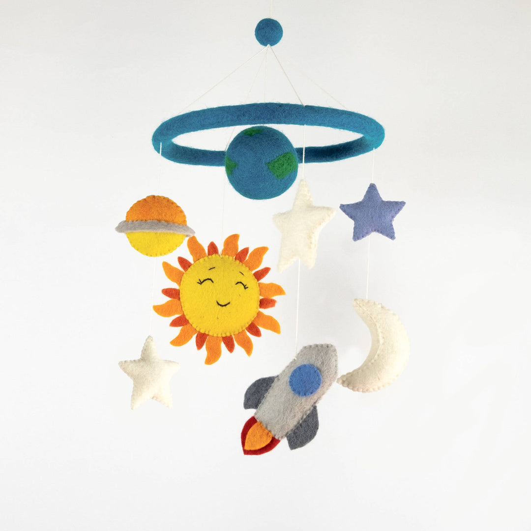 Planets and Space - Baby Mobile by The Winding Road