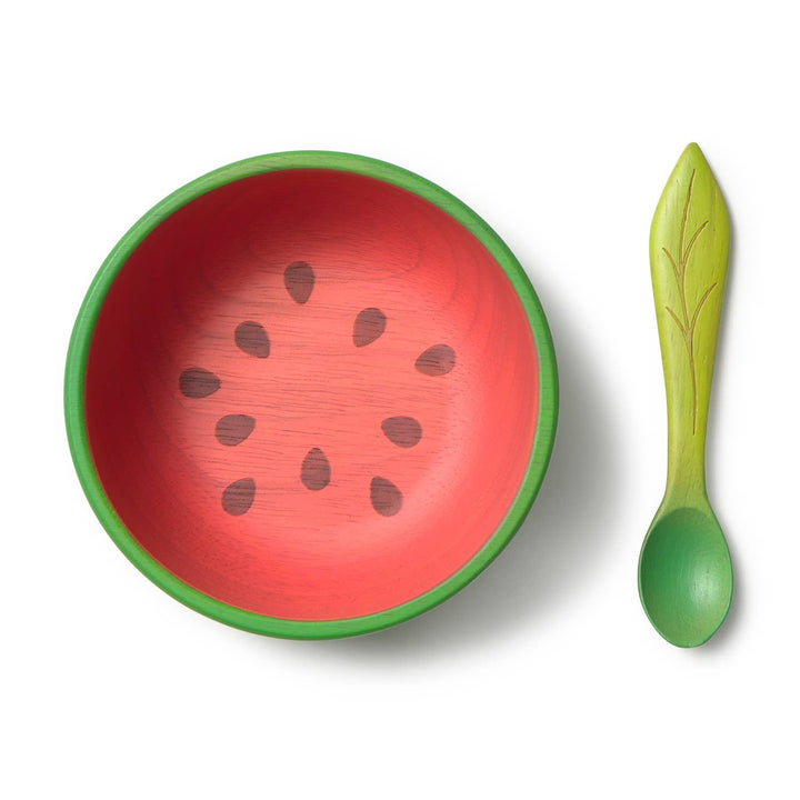 Wally the Watermelon Bowl & Spoon Set by Oli & Carol