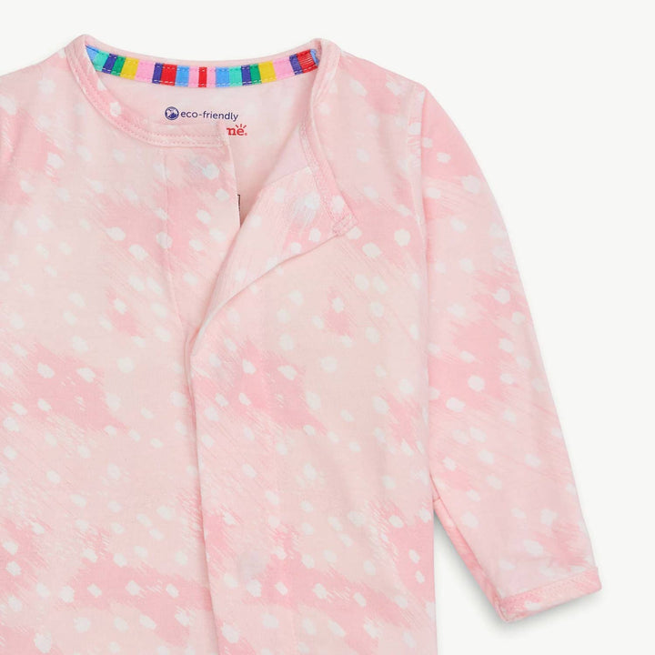Babesta - Magnetic Me Magnetic Footie Sleepers in Pink Doeskin, Sustainably Made