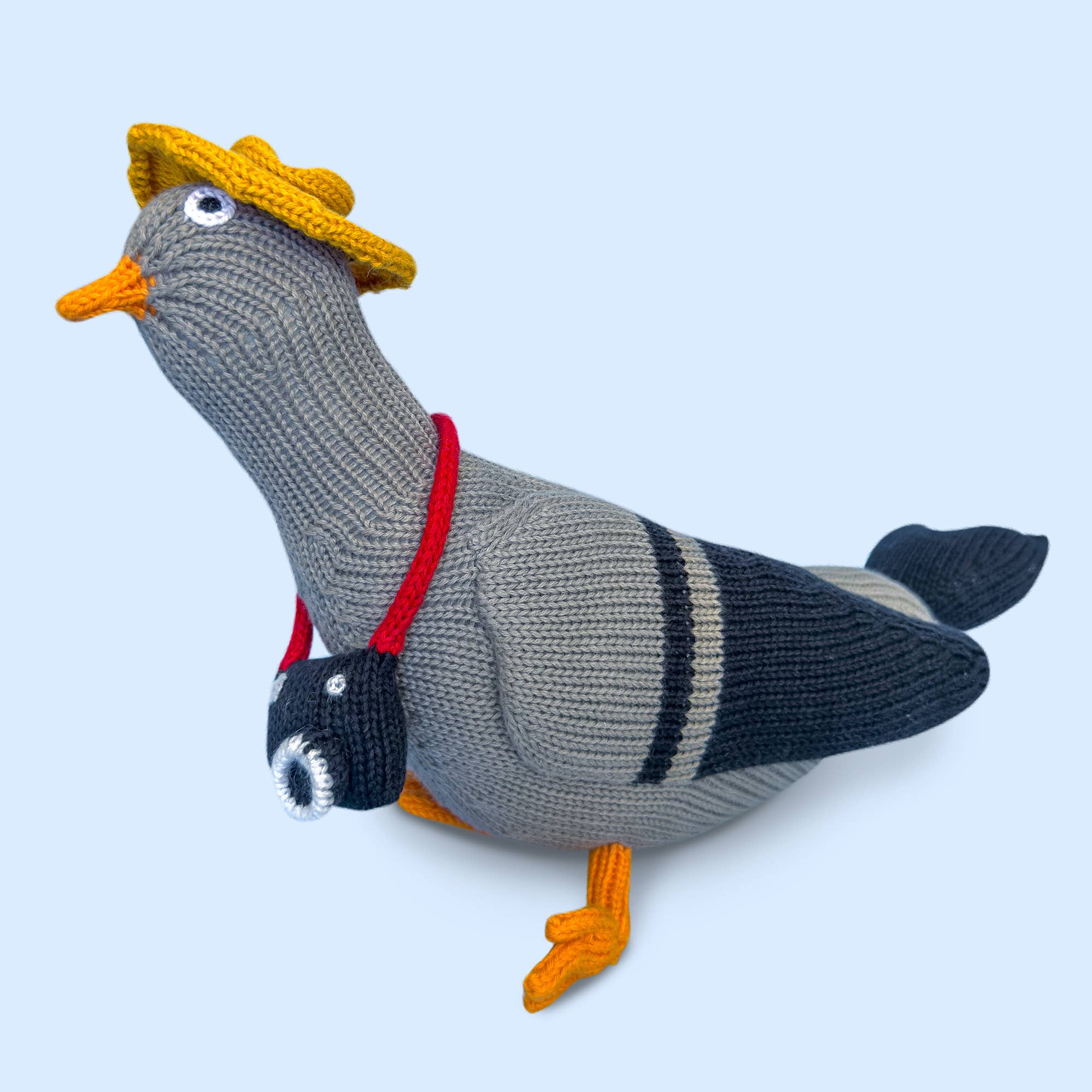 Pedro the Pigeon Rattle by Estella | Organic NYC-Inspired Baby Toy