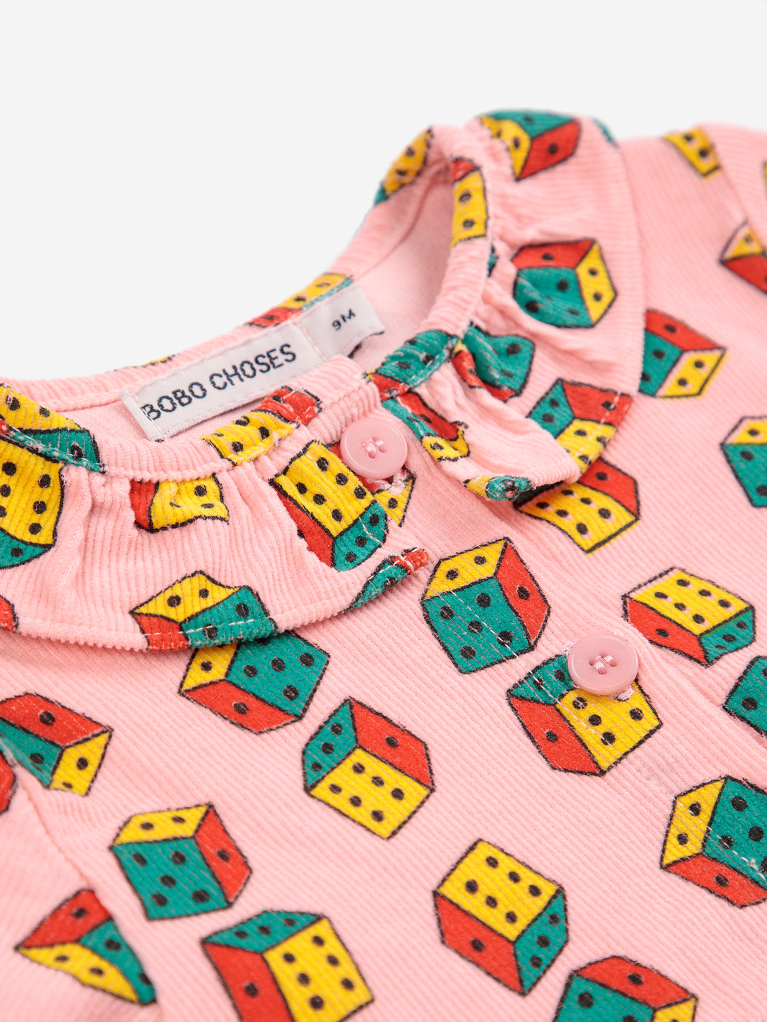 Roll The Dice Corduroy Dress - Babesta