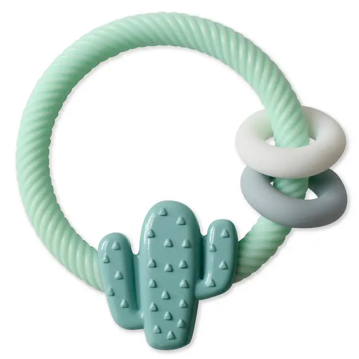 Cactus Silicone Teether Rattle by Itzy Ritzy