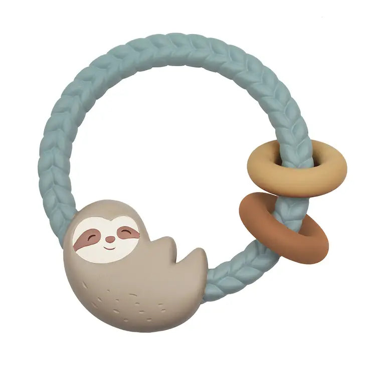 Sloth Silicone Teether Rattle by Itzy Ritzy