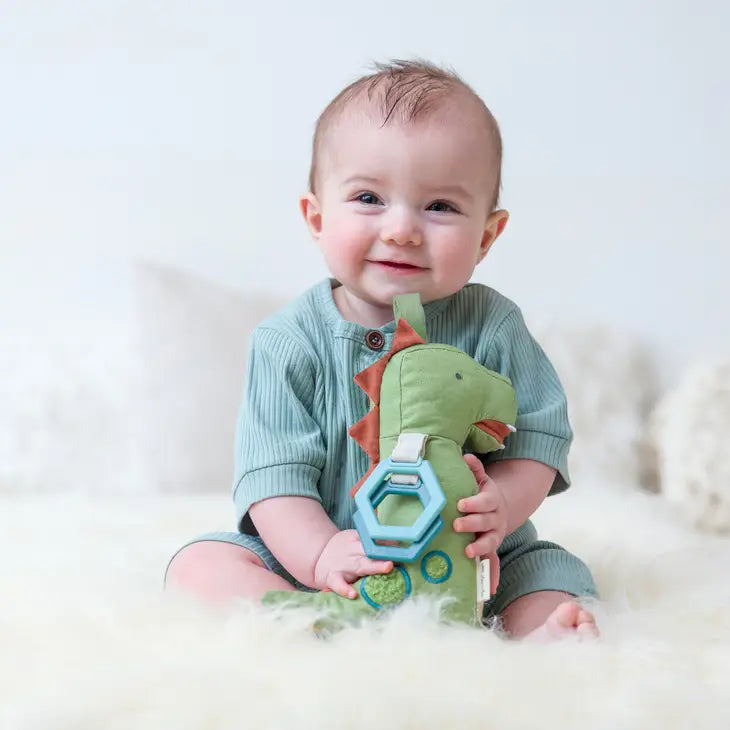 Baby Holding Dino Link & Love Activity Toy by Itzy Ritzy