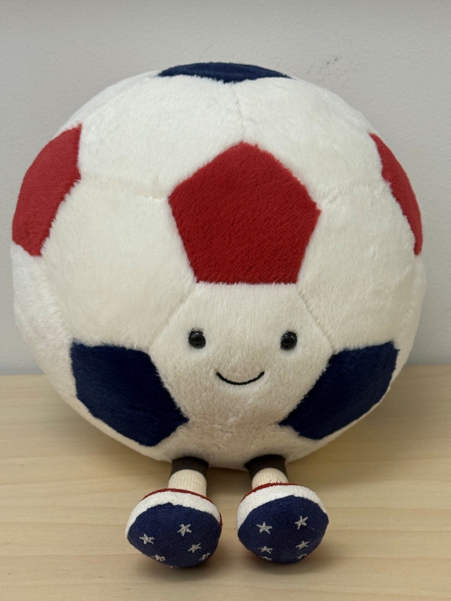 Jellycat Amuseables USA Soccer Ball | World Cup Patriotic Plush