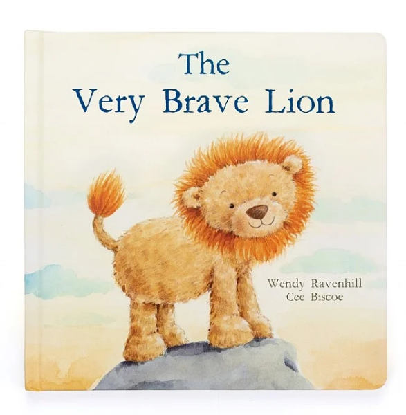 A Very Brave Lion Book by Jellycat