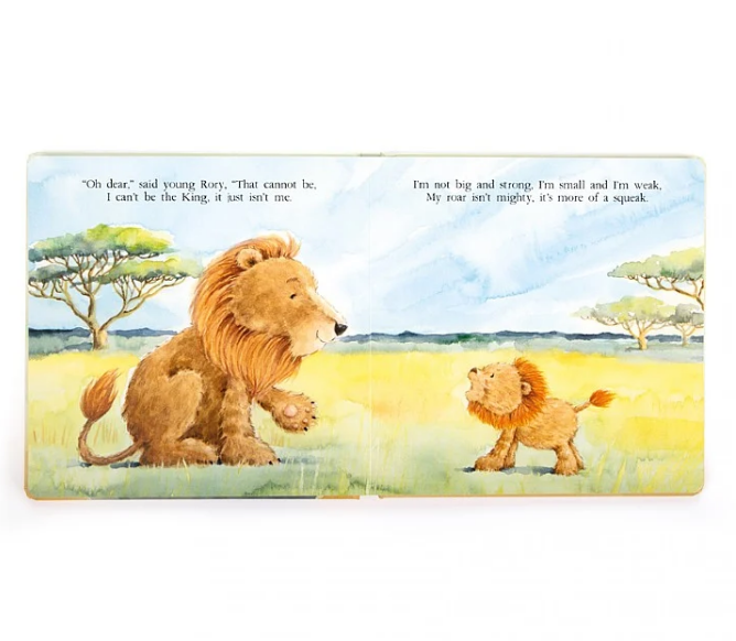 A Very Brave Lion Book by Jellycat