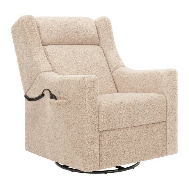 Kiwi Deluxe Power Recliner and Swivel Glider with Heat and Massage
