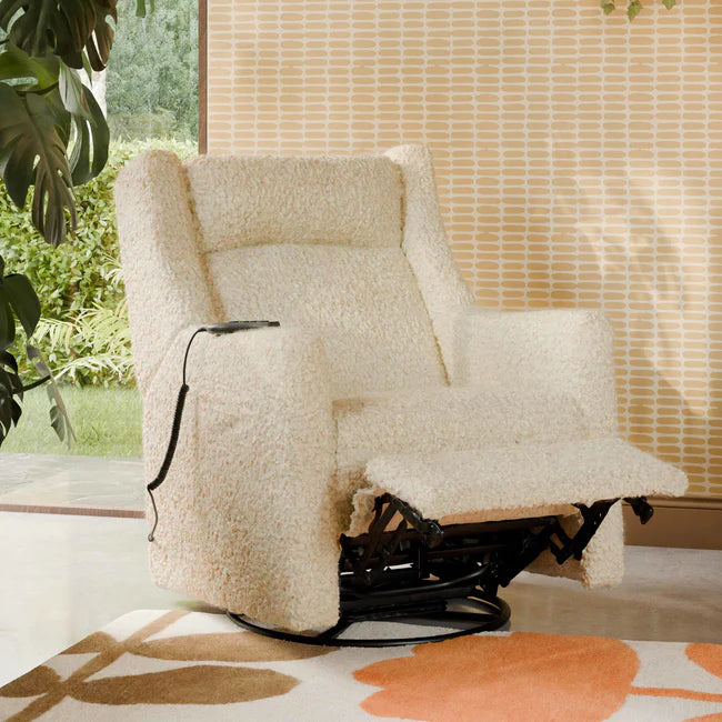 Kiwi Deluxe Power Recliner and Swivel Glider with Heat and Massage