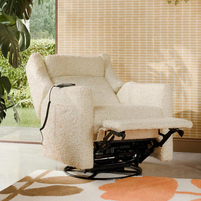 Kiwi Deluxe Power Recliner and Swivel Glider with Heat and Massage
