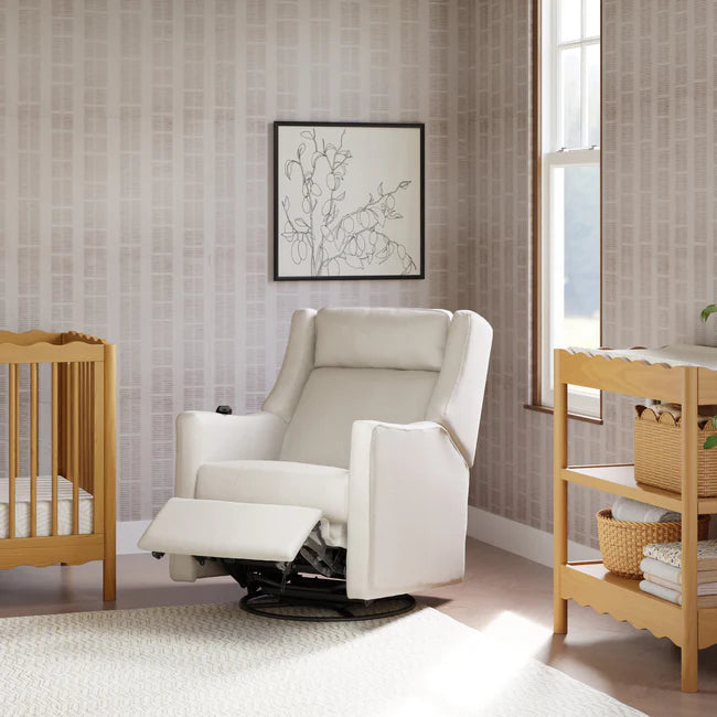 Kiwi Deluxe Power Recliner and Swivel Glider with Heat and Massage