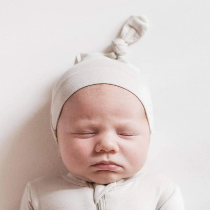Babesta Kyte Baby Knotted Cap - Oat