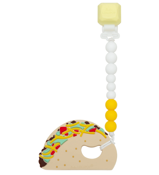 Taco Teether by Loulou Lollipop