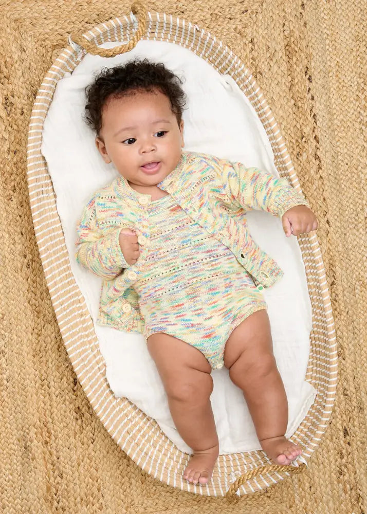 Space Dye Knitted Cardigan by The Bonnie Mob