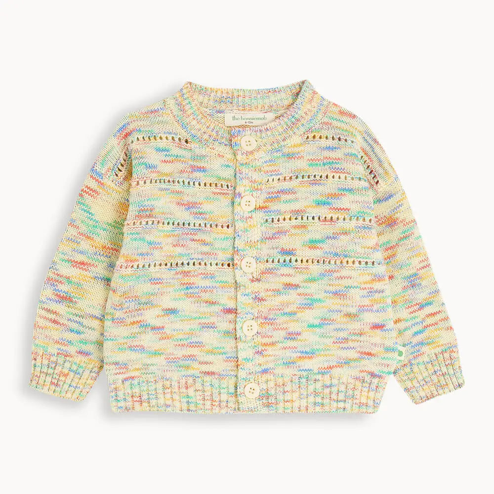 Space Dye Knitted Cardigan by The Bonnie Mob