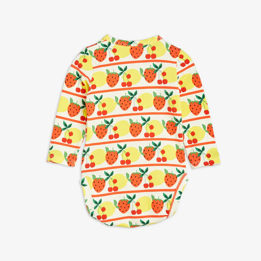 Fruits AOP LS Snaptee by Mini Rodini