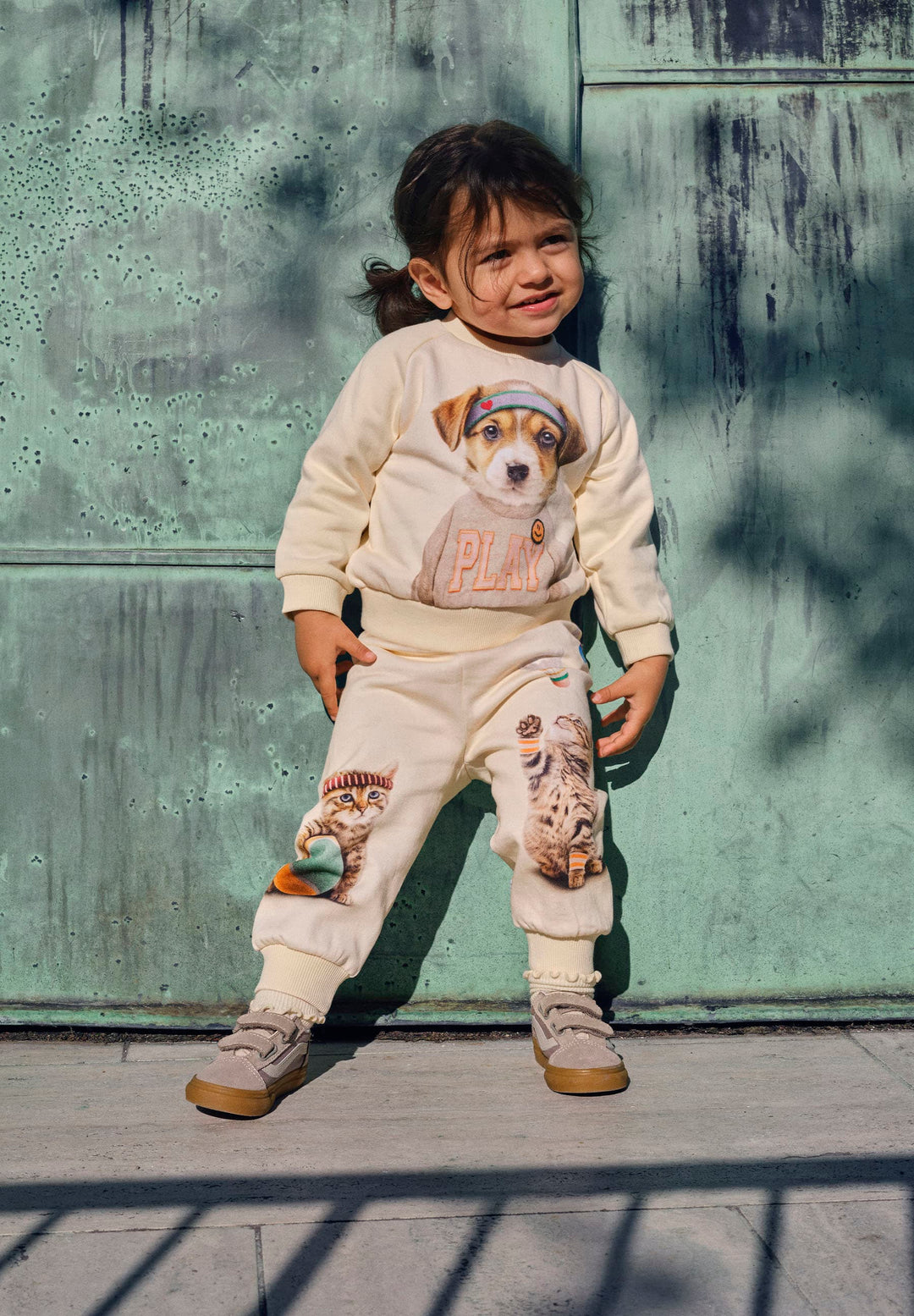 Simeon Sporty Paws Pants by Molo