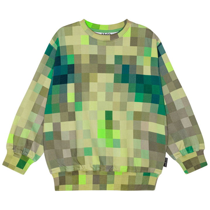 Green Pixels Sweatshirt by Molo