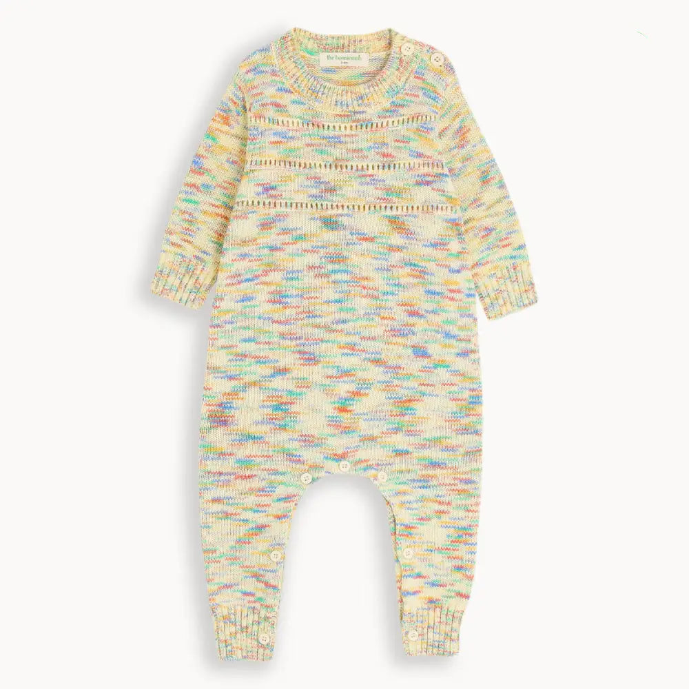 Space Dye Knitted Playsuit by The Bonnie Mob