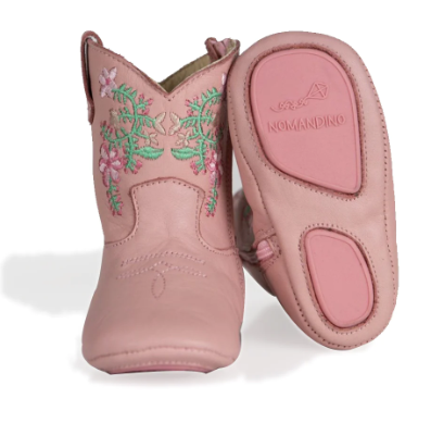 Juliet Cowboy Boots - Pink by Nomandino