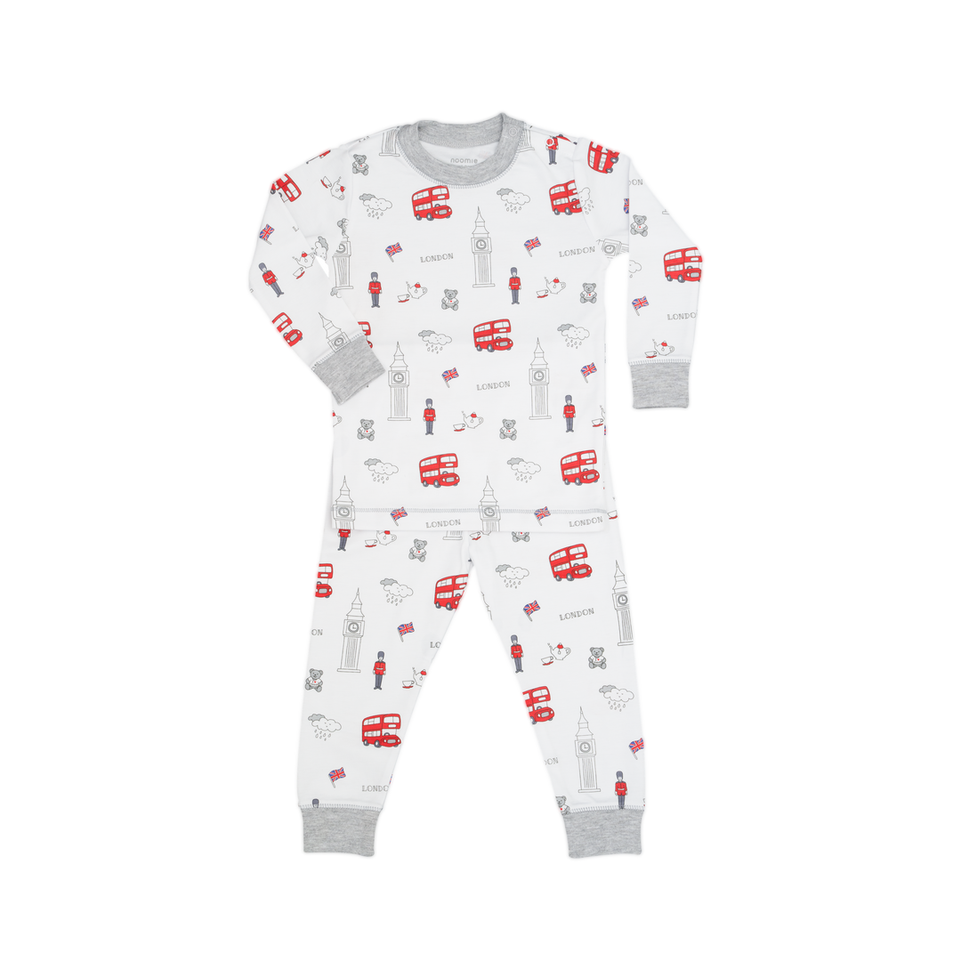 London 2 piece pjs by noomie baby