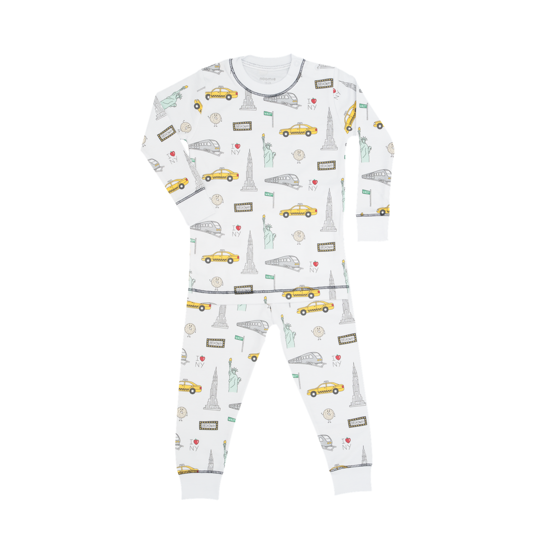 New York City 2 Piece PJs by Noomie Baby