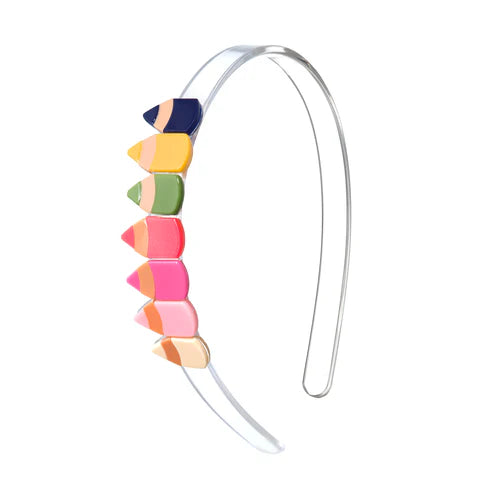 Colorful Pencils Headband by Lilies & Roses