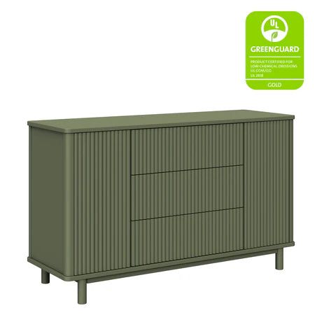 Pogo Tambour Assembled Dresser by Babyletto