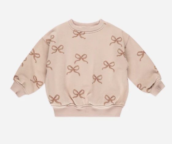 Relaxed Bows Sweatshirt by Rylee + Cru