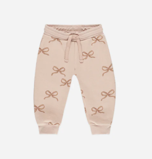 Relaxed Bows Joggers by Rylee + Cru