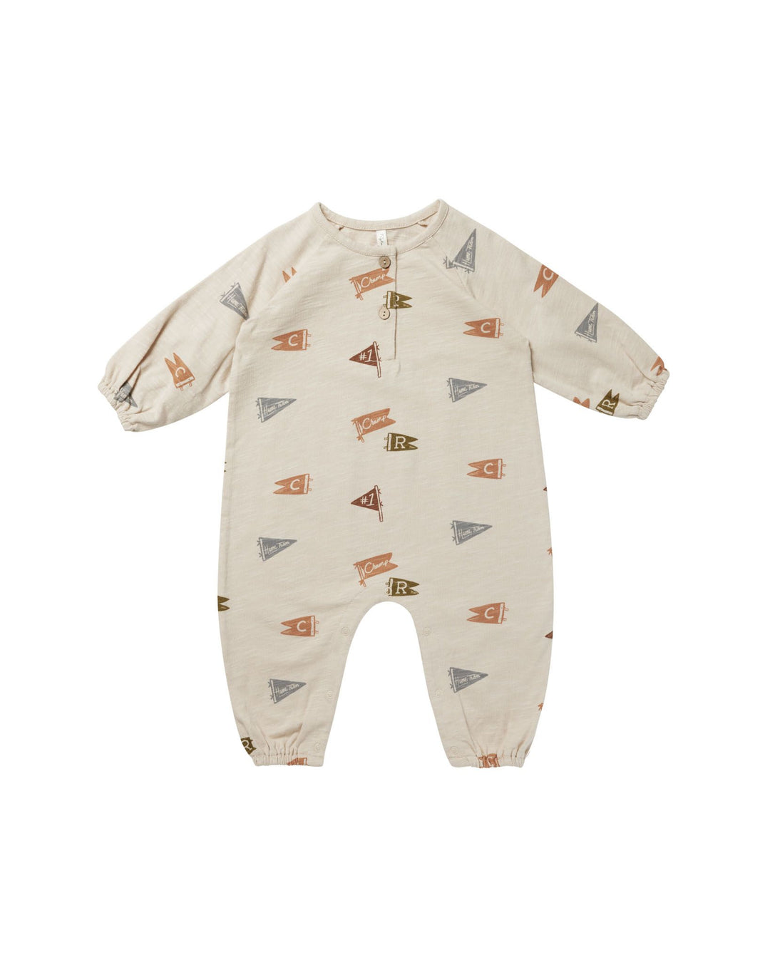 Henley Flags Jumpsuit by Rylee and Cru
