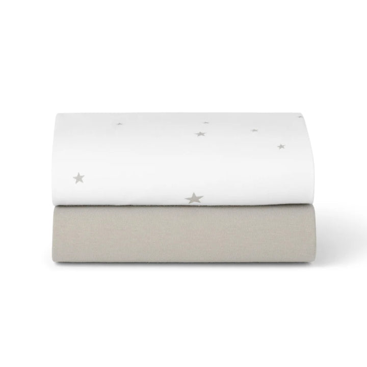 SnuzPod5 Bassinet 2 Pack Fitted Sheets