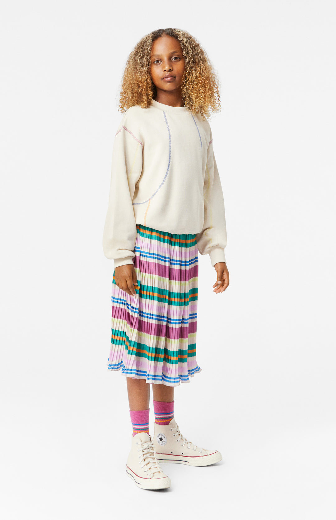 Bess Sporty Stripes Skirt