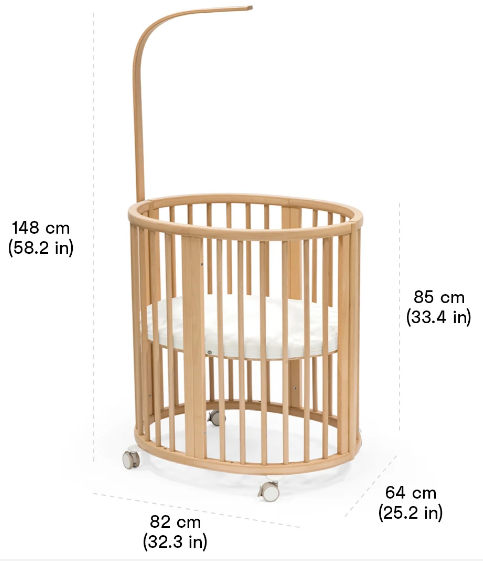 Stokke Sleepi Mini V3 Bundle | Nest-Like Crib, Convertible