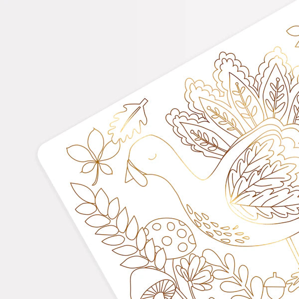 Thanksgiving Coloring Placemats (8 pieces) by Meri Meri