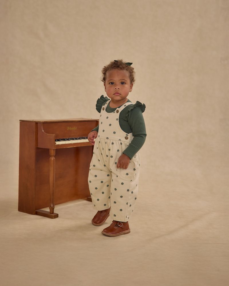 Wide Leg Overalls - Mini Daisy
