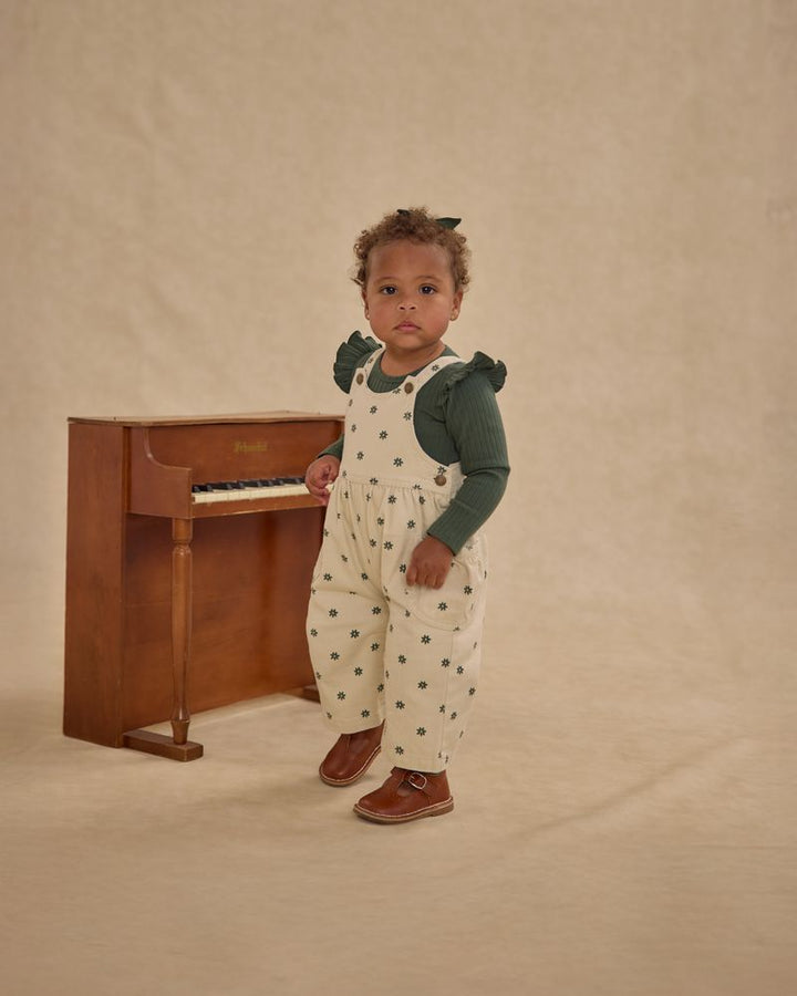 Wide Leg Overalls - Mini Daisy