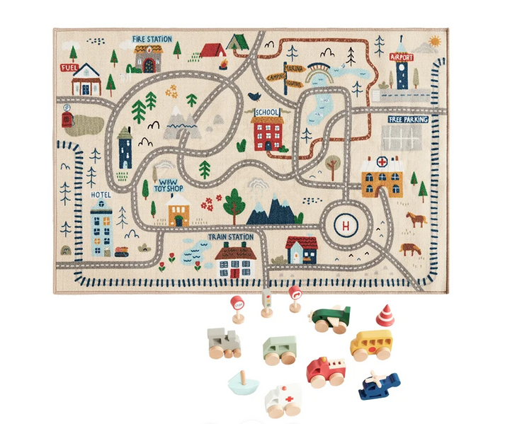 around town playmat by wonder and wise