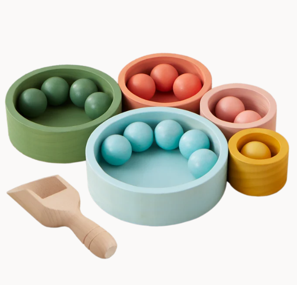 Mix, Match, Nest & Stack toy by wonder and wise