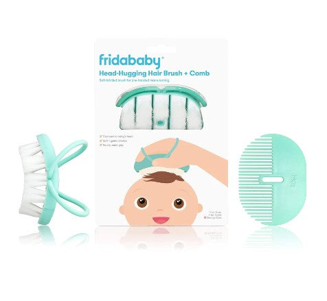 Baby Head-Hugging Hairbrush + Styling Comb Set