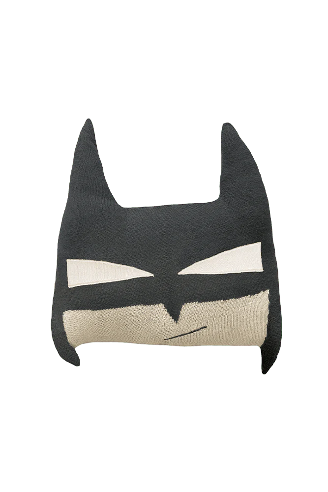 Batboy Knitted Cushion by Lorena Canals